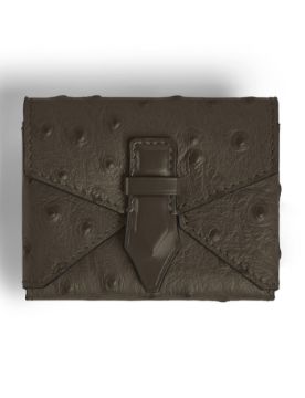 Montblanc Devekuşu Derisi Kabartmalı Saplı Kartlık 220474