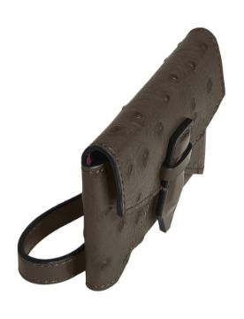 Montblanc Devekuşu Derisi Kabartmalı Saplı Kartlık 220474