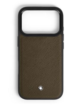Montblanc Sartorial Deri iPhone 17 Pro için Telefon Kılıfı 221714