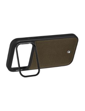 Montblanc Sartorial Deri iPhone 17 Pro için Telefon Kılıfı 221714