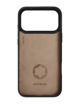 Montblanc Sartorial Deri iPhone 17 Pro Max için Telefon Kılıfı 221716