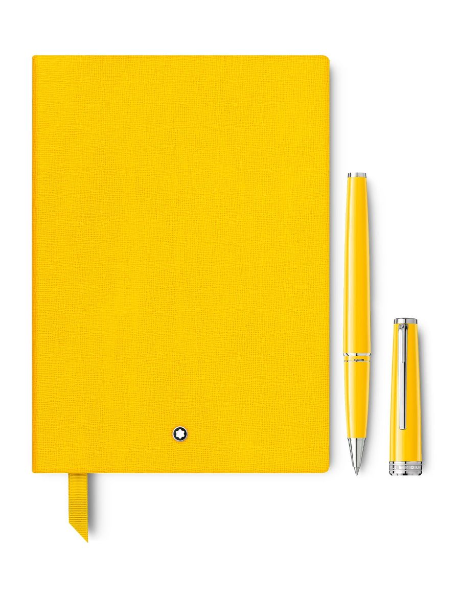 Montblanc PIX Sarı Rollerball Tükenmez Kalem ve #146 Sarı Defter Seti 135690