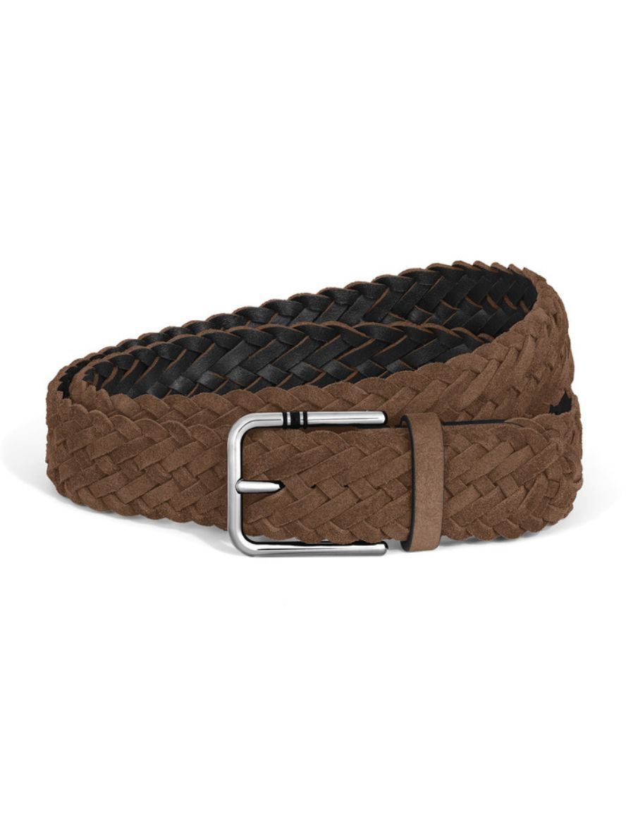 Montblanc Meisterstück Süet 35 mm Kare Tokalı Kemer 222251