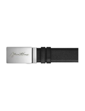 Montblanc Sartorial Deri Plaka Tokalı 35 mm Çift Taraflı Kemer 222235