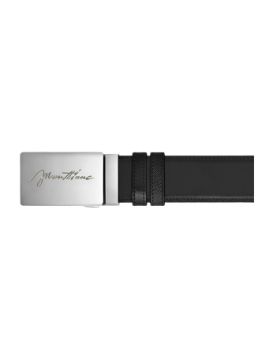 Montblanc Sartorial Deri Plaka Tokalı 35 mm Çift Taraflı Kemer 222235
