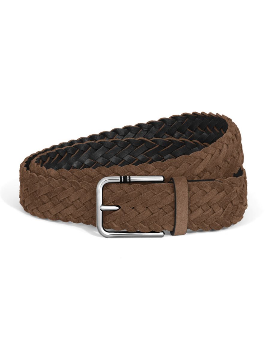 Montblanc Meisterstück Süet 35 mm Kare Tokalı Kemer 222257