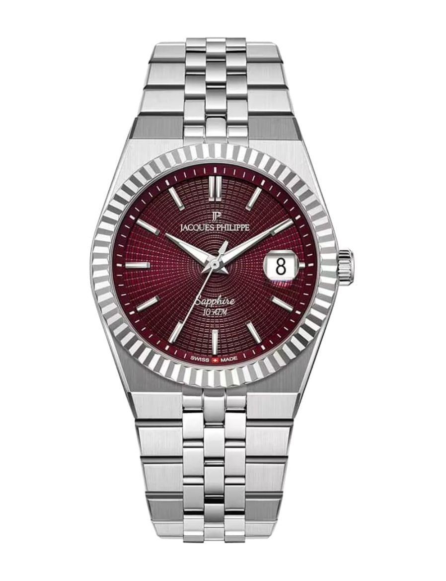 Jacques Philippe Virtus 39 mm Quartz Saat JPQGS10413X6BRG