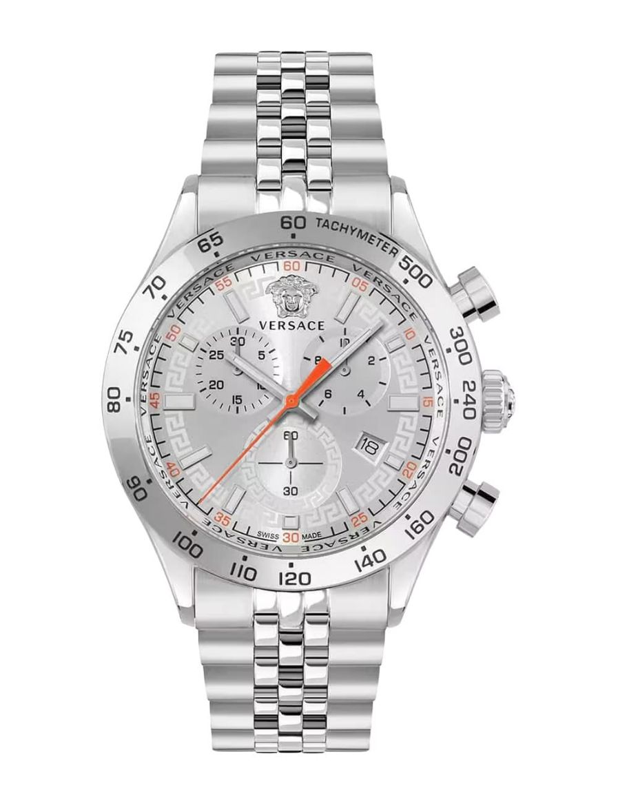 Versace Hellenyium Chr. 44 mm Quartz Saat VRSCVE2U01325