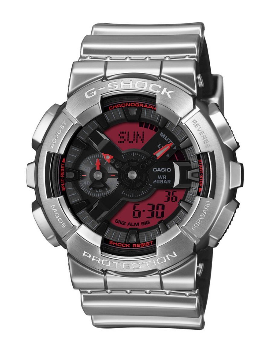 G-Shock Fine Metallic Series Analog-Digital 110 Seriesi 48.8 mm Quartz Saat GM-110YRA-8ADR