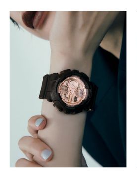 G-Shock Analog-Digital Women 45.9 mm Quartz Saat GMA-S140PG-1ADR