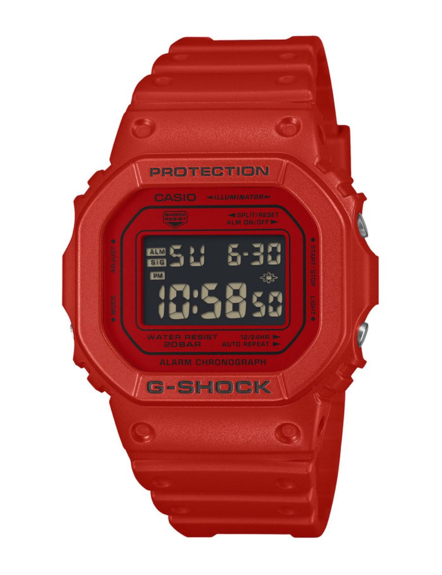 G-Shock Digital 5600 Series 42.8 mm Quartz Saat DW-5600RRB-4DR