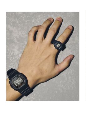 G-Shock Nano 5600 Series 20 mm Quartz Yüzük Saat DWN-5600-1DR