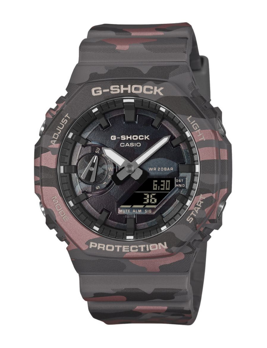 G-Shock Analog-Digital 2100 Series 45.4 mm Quartz Saat GA-2100CMD-8ADR