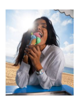 Norqain Freedom Chrono 60 Enjoy Life "Ice Cream" Special Edition 40 mm Otomatik Saat N2201.19S01.C01.S01