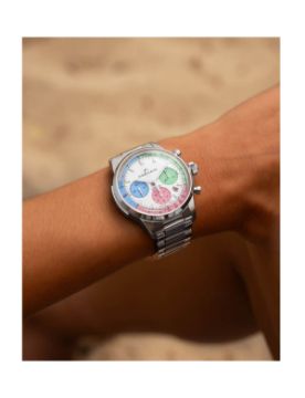Norqain Freedom Chrono 60 Enjoy Life "Ice Cream" Special Edition 40 mm Otomatik Saat N2201.19S01.C01.S01