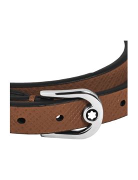 Montblanc Sartorial Deri At Nalı Tokalı Ayarlanabilir Bileklik 136936