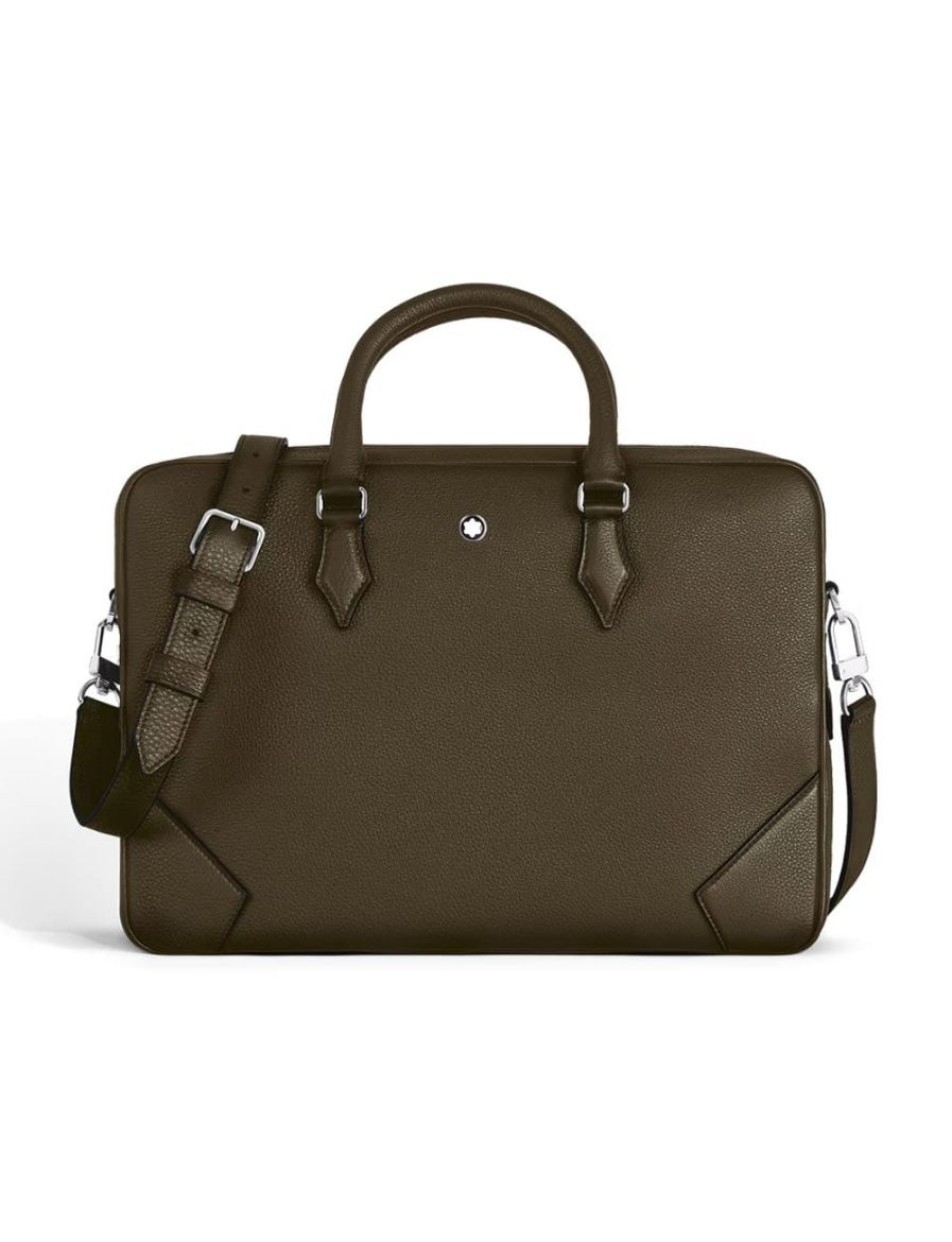 Montblanc Grain Deri Orta Boy Evrak Çantası 220455