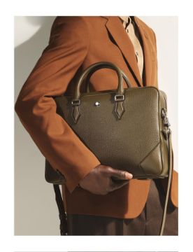 Montblanc Grain Deri Orta Boy Evrak Çantası 220455