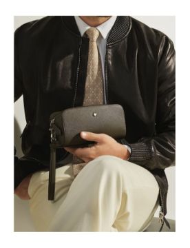 Montblanc Sartorial Deri Küçük Boy Bakım Çantası 221570