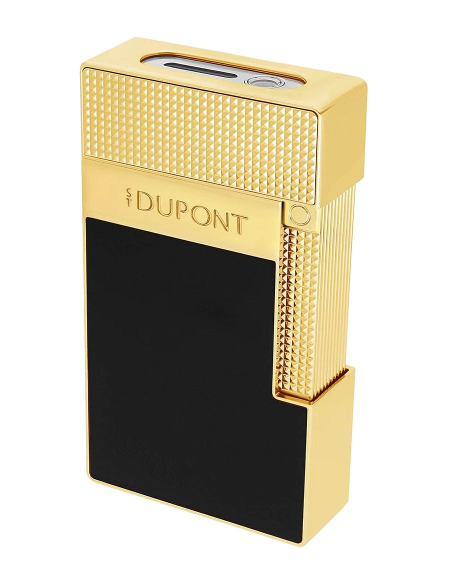 S.T. Dupont Laque Noir Dore Gold Lake Çakmak T20100