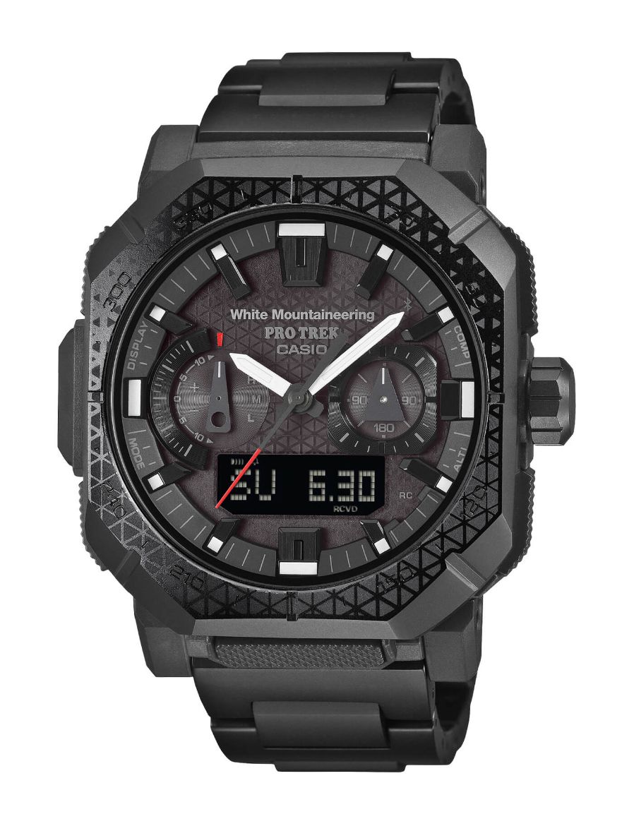 Casio Pro Trek White Mountaineering Collaboration Model PRW-B1000 Series 45,8 mm Quartz Saat PRW-B1000WM-1DR
