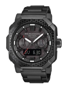 Casio Pro Trek White Mountaineering Collaboration Model PRW-B1000 Series 45,8 mm Quartz Saat PRW-B1000WM-1DR